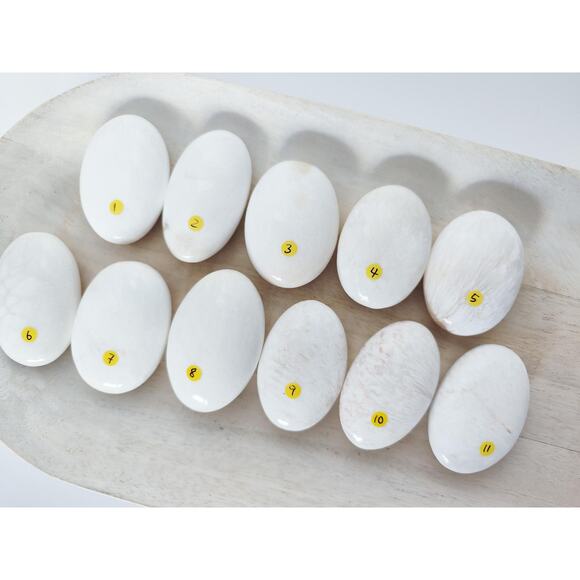 YOU PICK Scolecite Palm Stone Healing Crystals - Picture 5 of 10